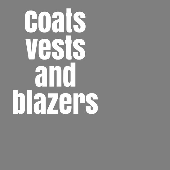 Coats vest and blazers in this section - Picture 1 of 1